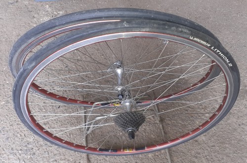 Coppia ruote bici - ruote, 28"